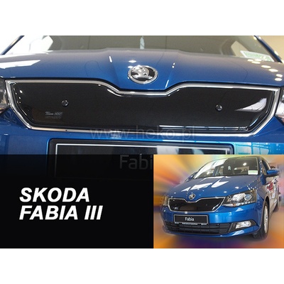 Zimná clona masky chladiča - Škoda Fabia, 2014-18 / horná, III. gen.