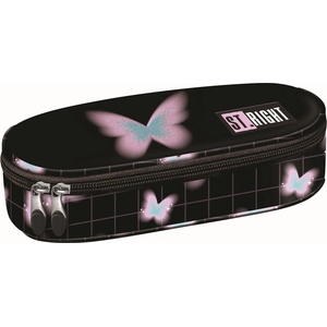 ST.RIGHT Овален несесер St. Right Pastel Butterfly - 1 цип (5903235697005)