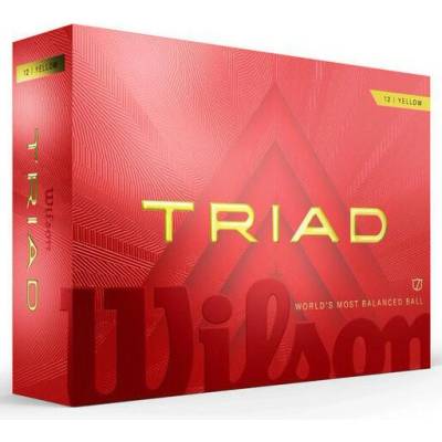 Wilson Staff Triad Yellow žlutá 12 ks