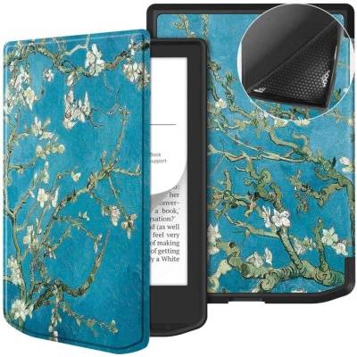 Vsetkonamobil 114795 ART Zaklápacie puzdro pre PocketBook 619 Verse Lite APRICOT BLOSSOM