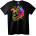 NOONEBRAND Тениска с Цветен Ацтекски Skull - M, White