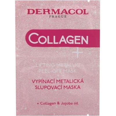 Dermacol Collagen+ Lifting Metallic Peel-Off пилинг маска с повдигащ ефект 15 ml за жени