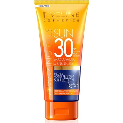 Eveline Cosmetics Amazing Oils Слънцезащитно Мляко Spf 30 Слънцезащитен продукт дамски 200ml