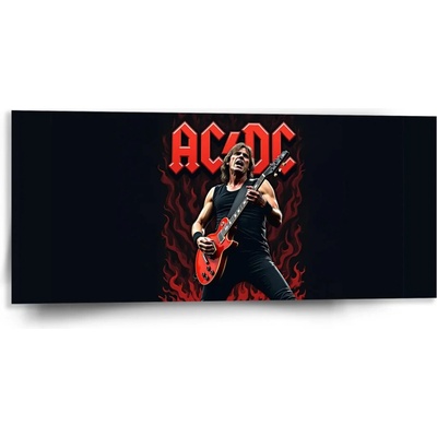 Sablio Obraz ACDC Gitarista - 110x50 cm