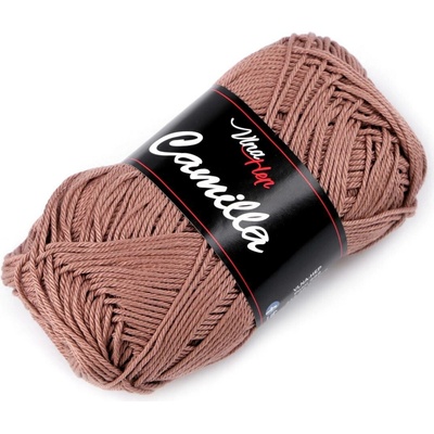 Bavlněná pletací příze Camilla 50 g Varianta: 50 (8223) hnědá světlá, Balení: 1 ks 45181/92104/246169