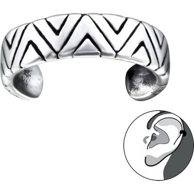 Majya stříbrná náušnice ZILEA 10650