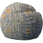 PUFRELAX Барбарон 400л. Matusalem, Azulejo, Перящ се калъф, Подходящ за деца, Пълнеж с микс от мемори пяна и дунапрен, принт (PUF-M-M-TM-AZJ) - topmall