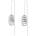 Silenti Jewelry Сребърни обеци "Фигура