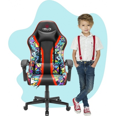 Hell's Chair HC-1005 KIDS Graffiti