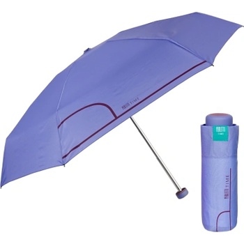 Дамски неавтоматичен мини чадър Perletti Time 26239, лилав