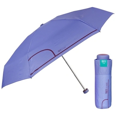 Дамски неавтоматичен мини чадър Perletti Time 26239, лилав