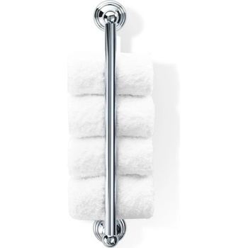 DECOR WALTHER Закачалка на релса за кърпи Decor Walther Classic вертикални 46 см хром (0510400)