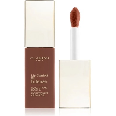 Clarins Lip Comfort Oil Intense маслен гланц за устни с подхранващ ефект цвят 01 Intense Nude 6ml