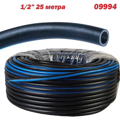 uni Маркуч градински 1/2", 25 м, многосезонен с оплетка, (09994) (uni-09994)