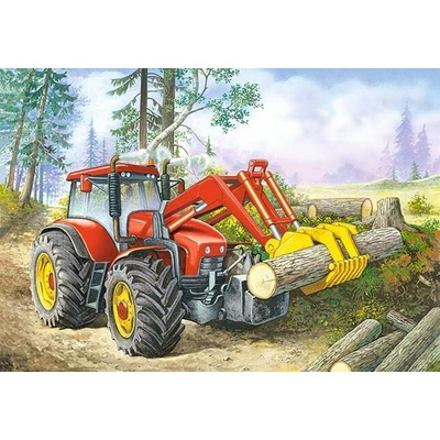 Castorland Lesní traktor 60 dielov