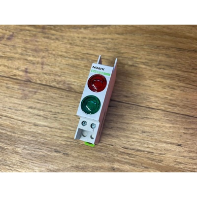 Noark 230V AC/DC, 1 zelená LED a 1 červená LED Ex9PD2gr 230V AC/DC /102463/