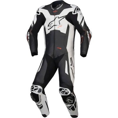 Jednodílná kombinéza Alpinestars GP PLUS V4 SPRINT černá/bílá/červená