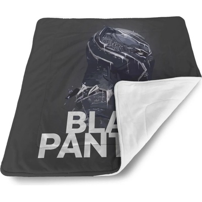 Sablio Deka pre bábätko BLACK PANTHER z profilu Čierny