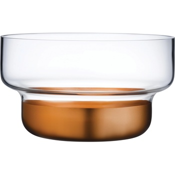Nude Голяма купа Contour с медна основа 24 см прозрачна (1075298)