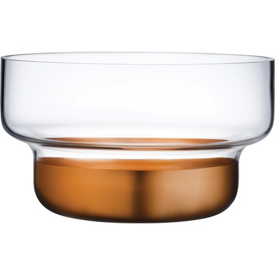 Nude Голяма купа Contour с медна основа 24 см прозрачна (1075298)