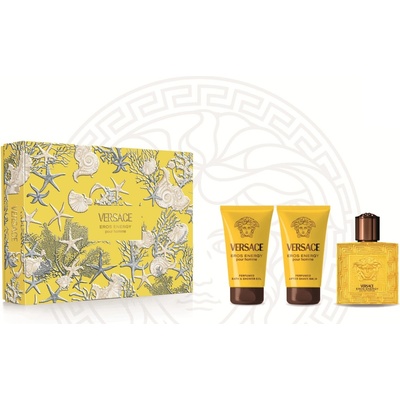 Versace Eros Versace Eros Energy EDP 50 ml + parfémovaný sprchový gel 50 ml + balzám po holení 50 ml