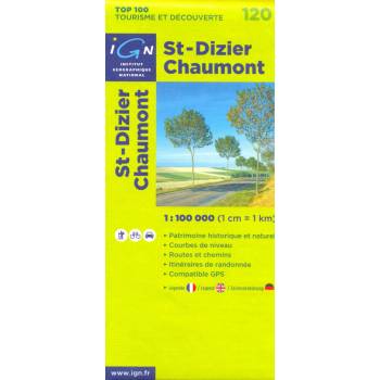 120 St-Dizier Chaumont 1:100t mapa