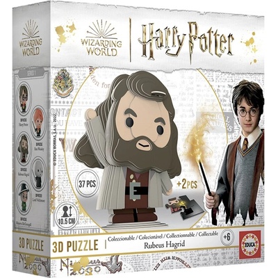 Educa Пъзел, Educa, Мини фигурка, Рубиъс Хагрид 3D, 37 части (EDU19501)