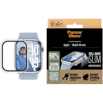 PanzerGlass Стъклен протектор PanzerGlass - Full body slim, Apple Watch, 46 mm, прозрачен (5715685003639)