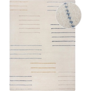 Flair Rugs Кремав ръчно изработен вълнен килим 200x290 cm Dottie Geometric - Flair Rugs (503119376517)