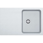 Franke Orion - Мивка от тектонит OID 611-78, 78x50 см, бяла 114.0288. 585 (114.0288.585) Мивка за вграждане