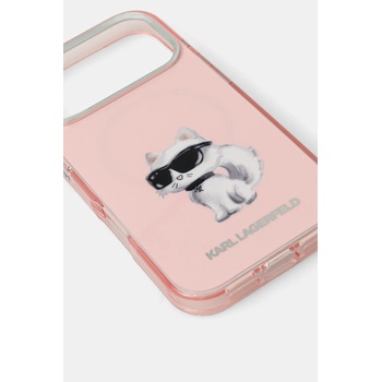 KARL LAGERFELD Кейс за телефон Karl Lagerfeld iPhone 17 Pro (KLHMP17LHMCHAQOP)