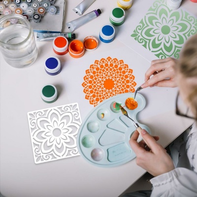 Šablony pro malování mandal 10 ks