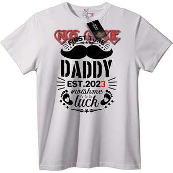 NOONEBRAND Тениска Татко 2023 - 2XL, White