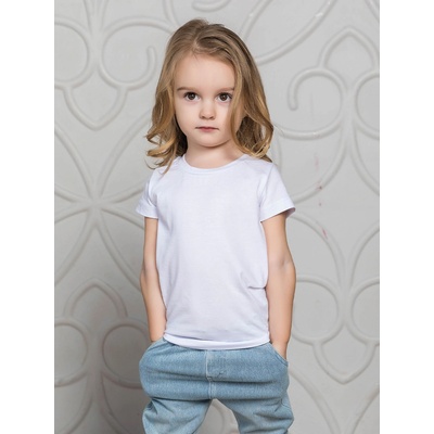 Winkiki dievčenské tričko biela