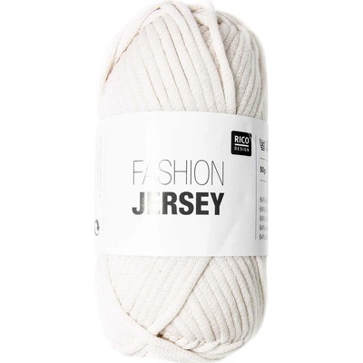 Rico design háčkovací šňůra Fashion Jersey odstín 001 bílá - 1 ks