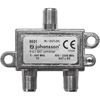 Satelitný zlučovač 9501 Johansson, 1xSAT IF+1xTV terr., vnútorný