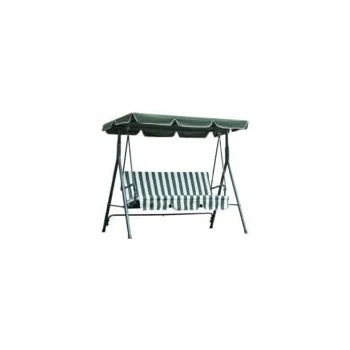 Image 1 of Muhler Градинска люлка Muhler 2-3 местна, C1007/C1006, метална рамка, до 220/250 кг - 2-местна, зелена (1001730)