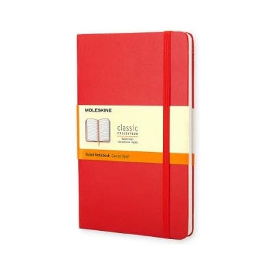Moleskine Moleskine Pocket Ruled Hardcover Notebook Scarlet Red | Moleskine