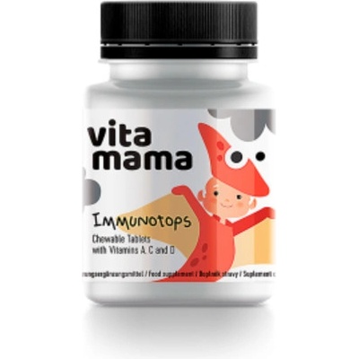 Siberian Wellness Vitamama Immunotops Chewable Tablets with Vitamins A, C and D 90 tablet