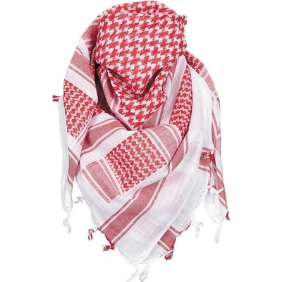 Šatka Palestína so strapcami MFH červená biela