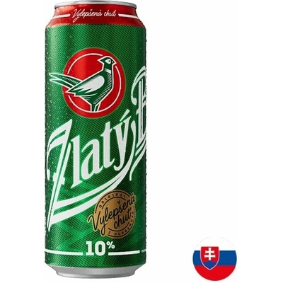 Zlatý Bažant svetlé výčapné pivo 10% 0,55l (plech)