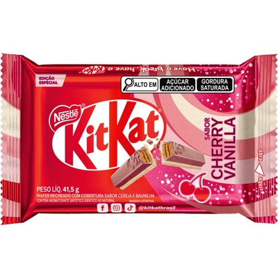 Kit Kat sušenka s náplní a polevou s příchutí vanilky a třešně 41,5 g – Hledejceny.cz
