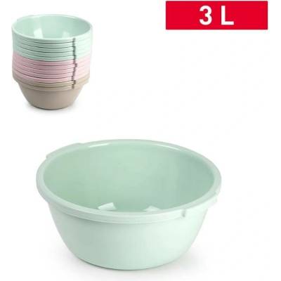 PlasticForte mísa plastová mix barev 3 l 25 x 9 cm