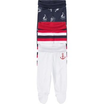 LUPILU Detské bavlnené tepláky BIO 3 kusy bledoružová