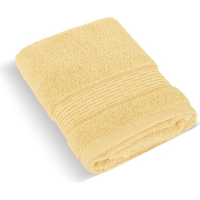 Bellatex Froté ručník proužek - světle žlutá - 50 x 100 cm