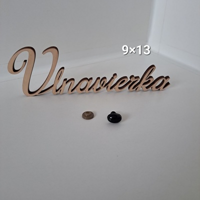 Ovalne Oči, Nufak 9*13 Čierne