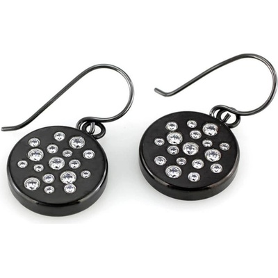 MPM-TIME nerezové náušnice 7657 čierne