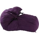 PUFRELAX Комплект, пуф легло и декоративна възглавница, 500л. Yoga XL - Mulberry, Перящ се калъф, Пълнеж с микс от мемори пяна и дунапрен, Гама Premium (PUF-M-YXLP-PT-MLB) - topmarket