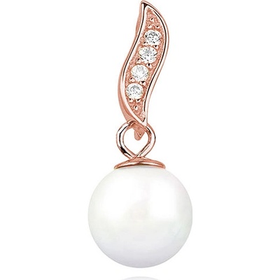 Lunica Stříbrný přívěsek perlička ROSE 0129