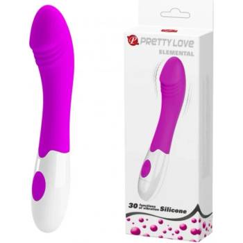 G-SPOT вибратор, 30 стимулиращи режима, 19см. - Pretty Love Elemental (DEBRA01388)